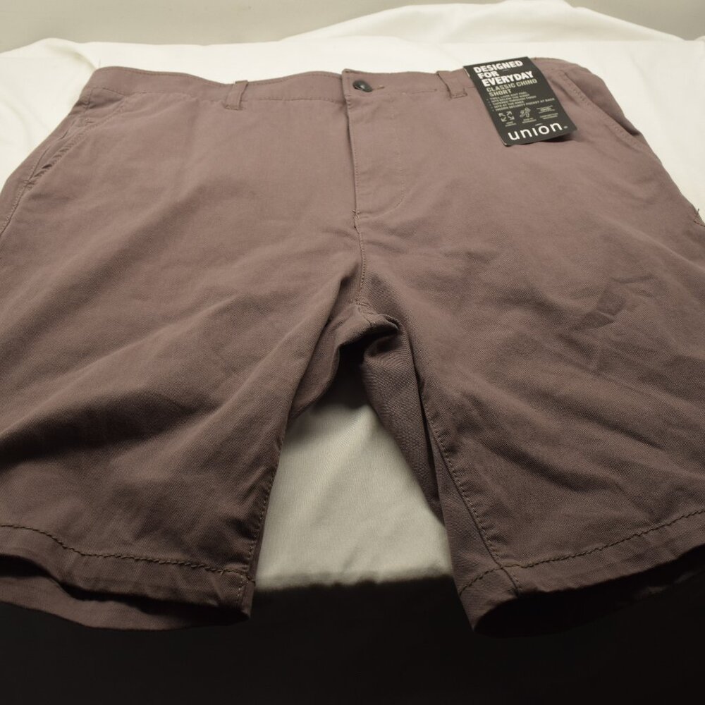 Union Men's Flat Front shorts for Men Waist 40 #0121